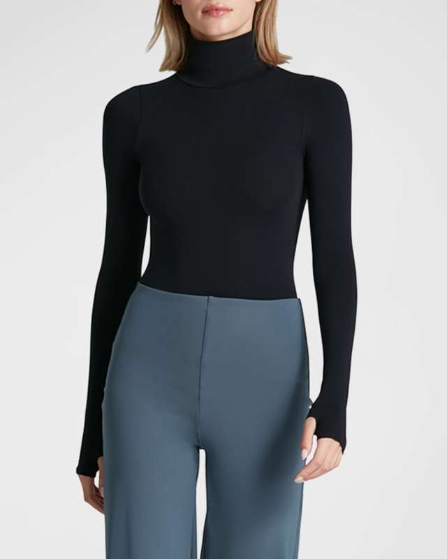 Ballet Long-Sleeve Turtleneck Bodysuit